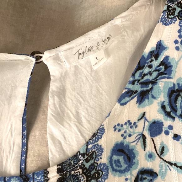 Taylor & Sage Women’s Handkerchief Hem Dress Size Large - Picture 5 of 5